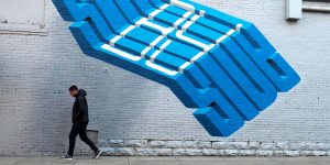 Expressive Text Loops, Folds, And Ties Itself In Knots In 3D Murals By Pref