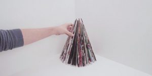These Themed Christmas Trees Are Made From Old Magazines