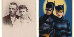 Artist Transforms Victorian Portraits Into Modern Pop Culture Trading Cards