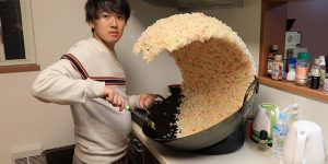After This Guy Posted A Photo Of A Giant Rice Wave, People Turned It Into A Hilarious Photoshop Battle