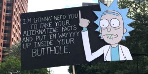 The Funniest Anti-Trump Protest Signs