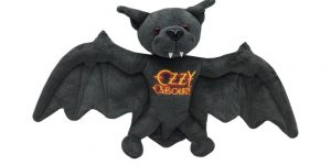 An Official Ozzy Osbourne Bat Plushie With Removable Head