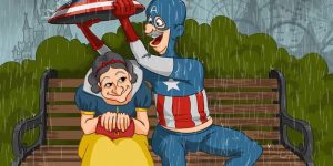 Russian Artist Illustrates What Would Happen If Famous Characters Got Old, And Thor Is Too Cute