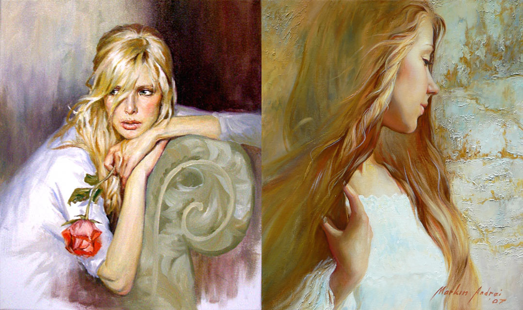 Sensual Female Portraits By The Russian Painter Andrei Markin » Design ...