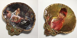 Artist Turns Real Seashells Into Decorative Jewelry Dishes That Look Like Long Lost Treasure