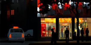 Russian Artist Captures Urban City Scenes In Stunning Melancholic Artworks