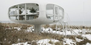 An Incredible Design Of Space Age German Lifeguard Station