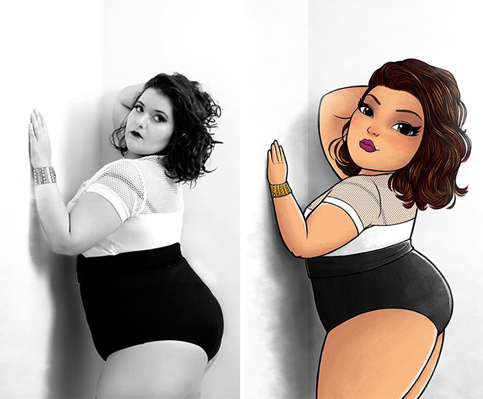 Tired Of Seeing Prejudice Against Plus-Sized Women This Artist Turned Them  Into Art » Design You Trust