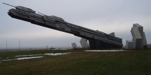 This Brutal Tank Monument Located In Russian Wilderness, Reminds Abandoned Alien Spaceship