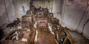 Belgian Man Discovered Stash Of Cars Hidden In Abandoned Quarry Since World War II