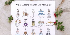 Illustrator Re-Designs The Alphabet Using Wes Anderson Characters