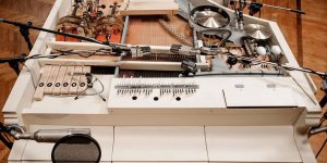 A Broken Vintage Piano Turned Into A Unique Analog Hybrid Of 20 Instruments Connected To The Piano Keys