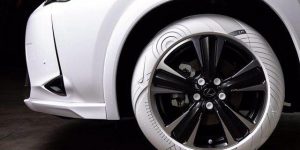Lexus UX Crossover Gets Tyre Inspired By Nike Air Force 1 Shoes