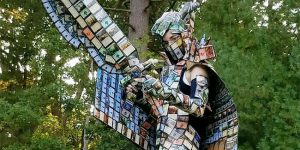 This Awesome Suit Of Armor Made Entirely Out Of Magic The Gathering Cards