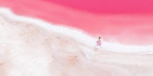 Russian Photographer Captures Stunning Aerial Photos Of The Magic Pink Lagoon In Western Australia