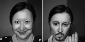 Chinese Make-Up Artist With An Audience Of 360k Followers On Instagram Turns Herself Into Johnny Depp