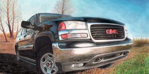 Excellent Pencil Drawing Of Cars By The 15-Year-Old Boy From Russia