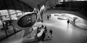 This Futuristic Design Of The TWA Lounge At JFK Airport In The 1960s Remains A 2001 Space Odyssey Movie