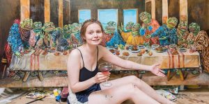 Russian Artist Pepelangelo Turns Pepe The Frog Into Masterpiece Paintings
