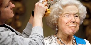 People Are Photoshopping Trump’s Face On The Queen To Annoy Him