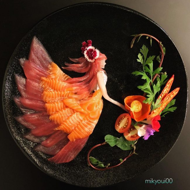 Amateur Culinary Artist Creates The Most Amazing Sashimi Plating ...