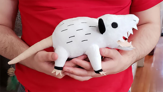 opossum plush toy