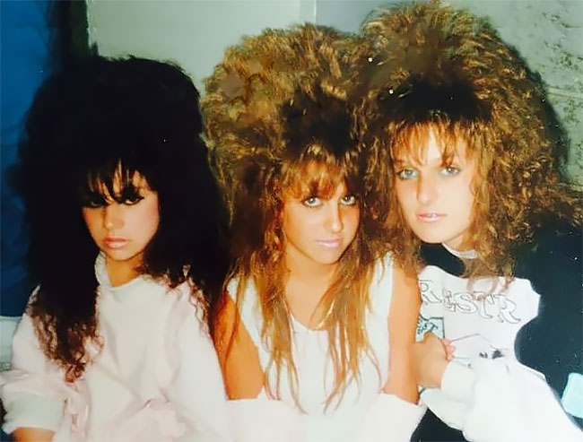 80s fashion women hair