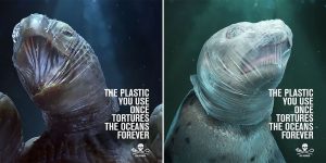 A Shocking Campaign Uses Graphic Images To Point Out The Damage That Plastic Pollution Has On The Ocean’s Wildlife