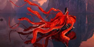 Russian Photographer Kristina Makeeva Captures Women In Dresses Set Against Magical Landscapes