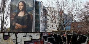 In Berlin, There Was A Giant Mona Lisa