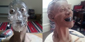 Forensic Artist Brilliantly Reconstructs A Face From An Empty Skull-Shaped Bottle Of Crystal Head Vodka
