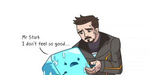 Comics About An Ice Cube Which Artist Created At The Lowest Point Of His Creative Career