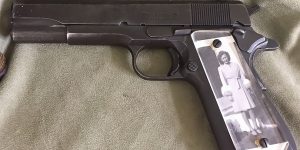 Sweetheart Grips: WWII Soldiers Would Make Clear Grips For Their Pistols To Display Their Sweethearts