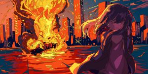 Japanese Illustrator BerryVerrine Dazzles With Awesome Retrowave Kawaii Art