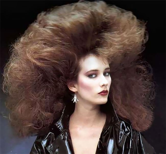 Replying to @🎐vi🎐 my big '80s hair! 💖 #80s #vintage #retro #hair... | 80s  | TikTok