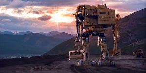 Gundam-Styled Illustrations For Corporate Calendar 2019 For Gold Mining Company