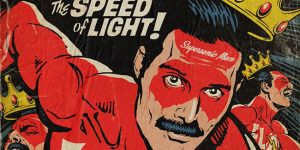 Artist Visualizes Freddie Mercury As The Protagonist Of Vintage Comic Book Covers