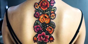 Apparently, Embroidery Tattoos Are A Thing And It Looks Cooler Than It Sounds