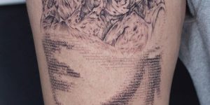 Tattoo Artist Creates Stunning Portraits Entirely Out Of ASCII Code