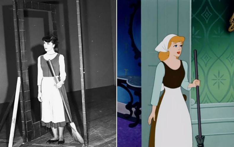 Amazing Examples Of The Live-Action Reference Filmed For Disney's “ Cinderella” In 1950 As You've Never Seen Before » Design You Trust