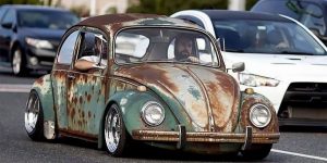 Stunning Photos Of Volkswagen Beetle Rat Rods With Patina Look On The Streets