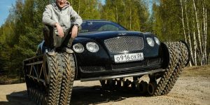 Russian Tuning Specialists Put Tank Treads On A Bentley To Create Bentley Ultratank