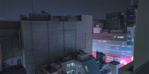American Artist Captured Stunning Monochromatic Photos Of Tokyo Cityscapes At Night
