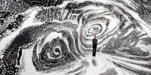 Black & Light: A New Immersive Painting Inside An Inflated Canvas
