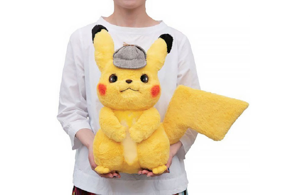 detective pikachu plushies