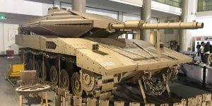 Cardboard Modelling Experts Build Life-Size Replica Of Israeli Battle Tank