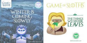 Game Of Sloths: Artist Turned Game Of Thrones Characters Into Sloths With Their Best Quotes