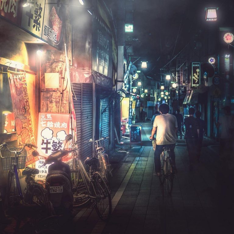 Japan 2077: Takaaki Ito Captures Cyberpunk Tokyo In Dark And Moody Neon ...