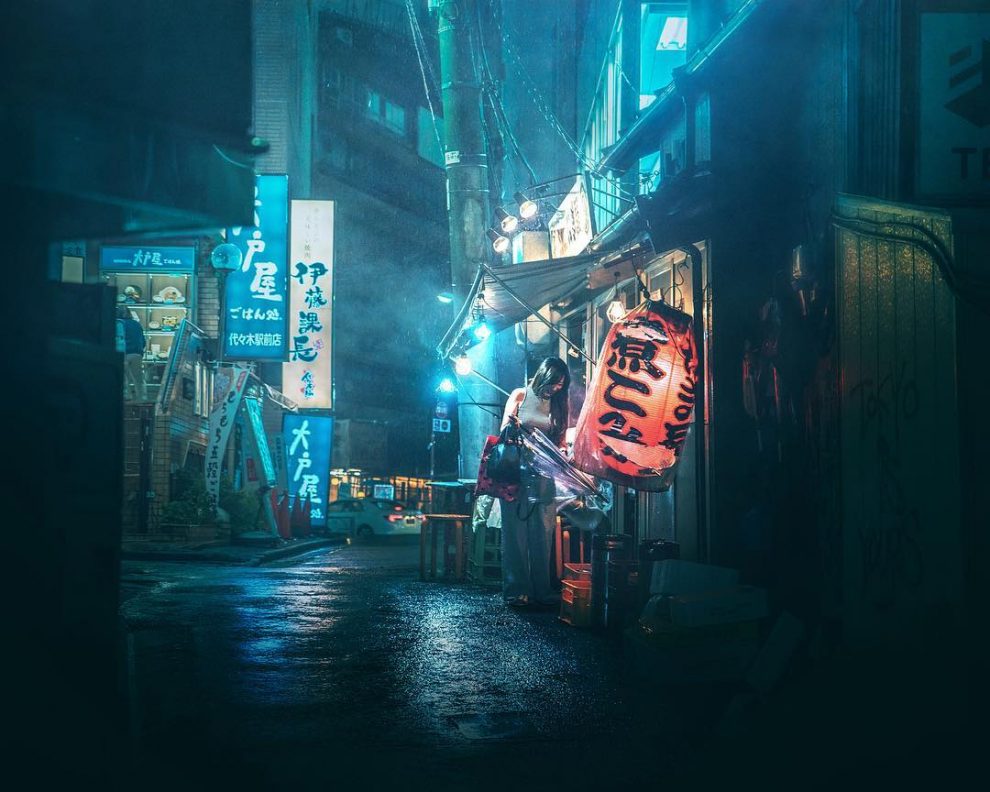 Japan 2077: Takaaki Ito Captures Cyberpunk Tokyo In Dark And Moody Neon ...