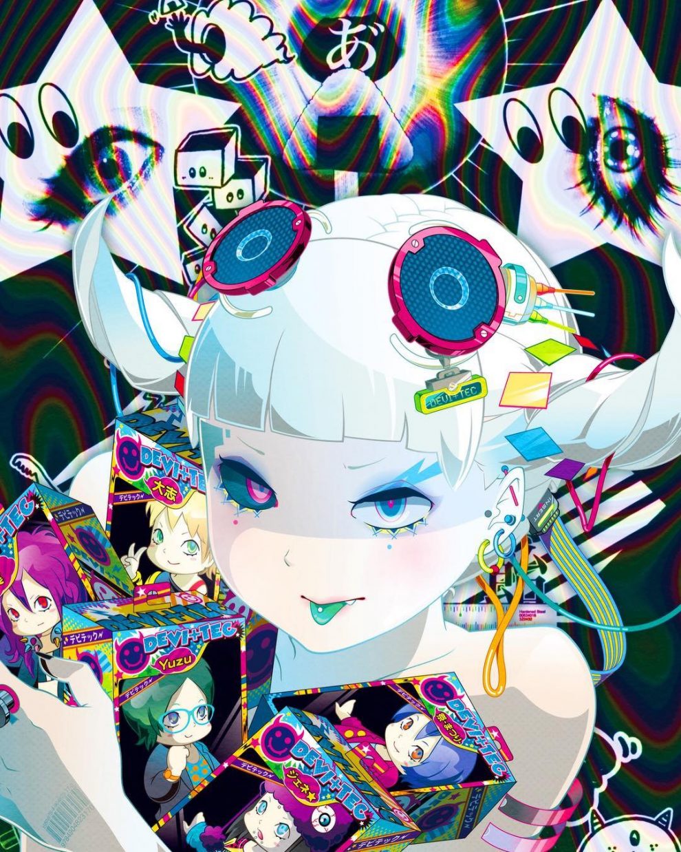 The Strikingly Unique And Colorful Art Of Hiroyuki-Mitsume Takahashi ...